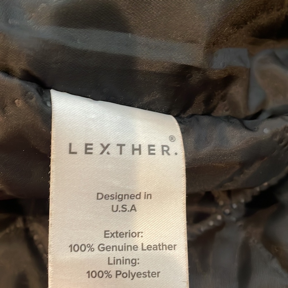 Leather motorcycle jacket. - Picture 7 of 9